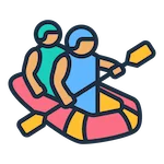 icono rafting kayak