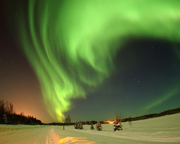 ruta auroras boreales Islandia